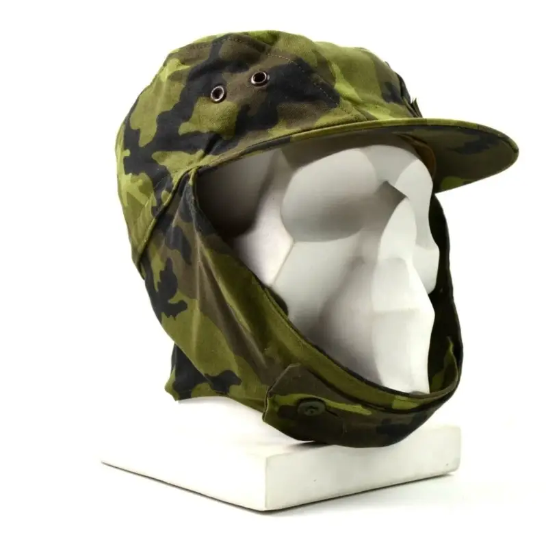Zamów teraz Oryginalna czapka wojskowa armii czeskiej M 95 Camo CZ Field Combat Hat Woodland New