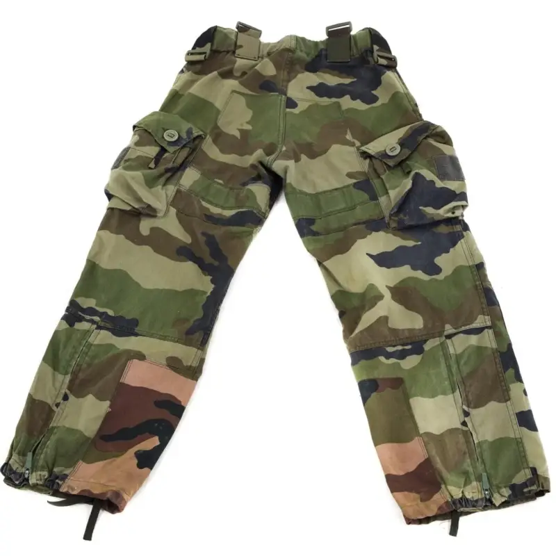 Oryginalne spodnie bojowe armii francuskiej wojskowe CCE CCE Camoflage Spodery Bezpieczna płatność