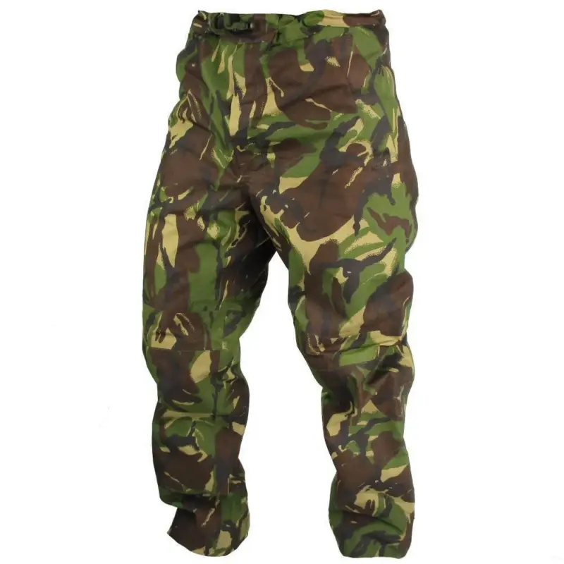 Oryginalny armia brytyjska walka wojskowa DPM Camo deszczowe spodnie wodoodporne Goretex Cena promocyjna