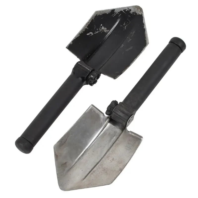 Oryginalny duński wojskowy czarny, składany glock łopat Darmowy zwrot