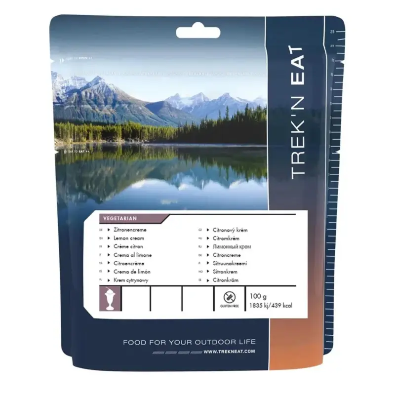 Tylko dziś Trek'n Eat deser posiłek krem cytrynowy odwodniony przetrwanie MRE MRE Outdoor Food
