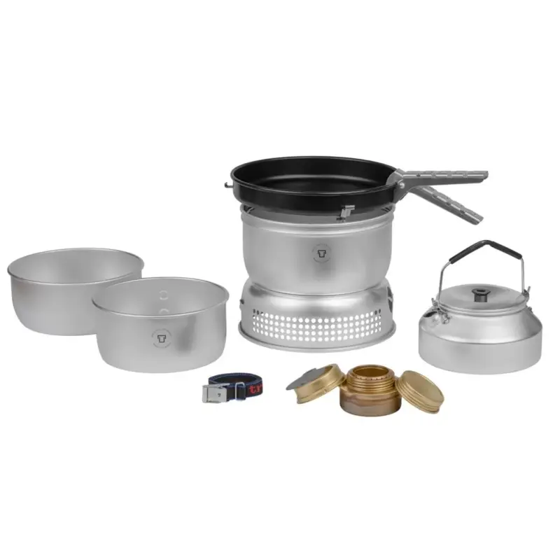 Ekspresowa dostawa Trangia Cooking Stove Zestaw aluminium bałaganu Ultralight Compact Outdoor Cureware