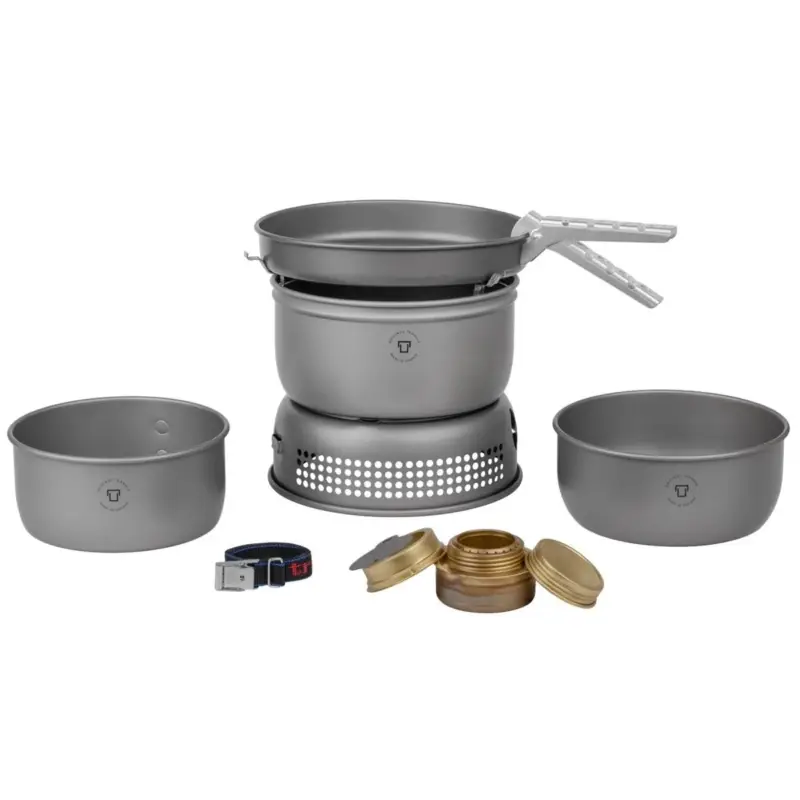 Zestaw Pali Burnera Trangia Set z anodowanym aluminiowym kempingiem na zewnątrz Popularny