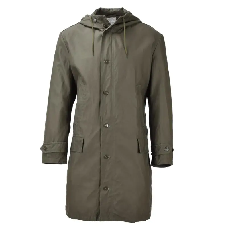 Szybka dostawa Oryginalna niemiecka wojskowa długa kurtka Parka Olive Hooded Field Coat Army Outdoor