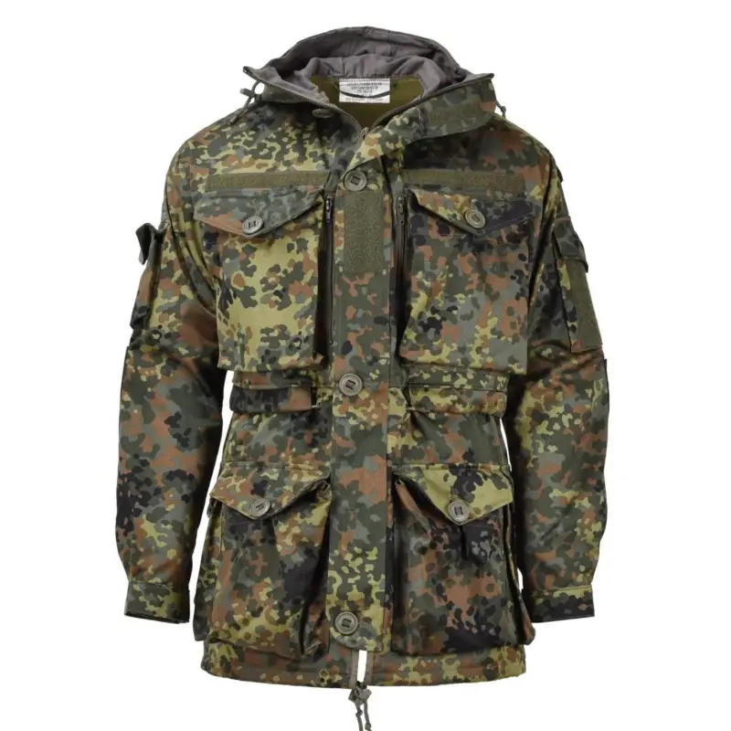 Tylko dziś Leo Kohler wojskowy Ksk Smock Tactical Jacket Field Army Flecktarn Camo