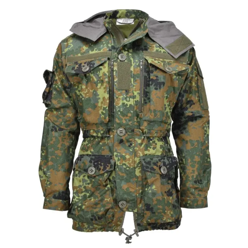 Leo Kohler wojskowy Ripstop Smock Flecklecktarn Camouflage Tactical Cordura Szybka wysyłka