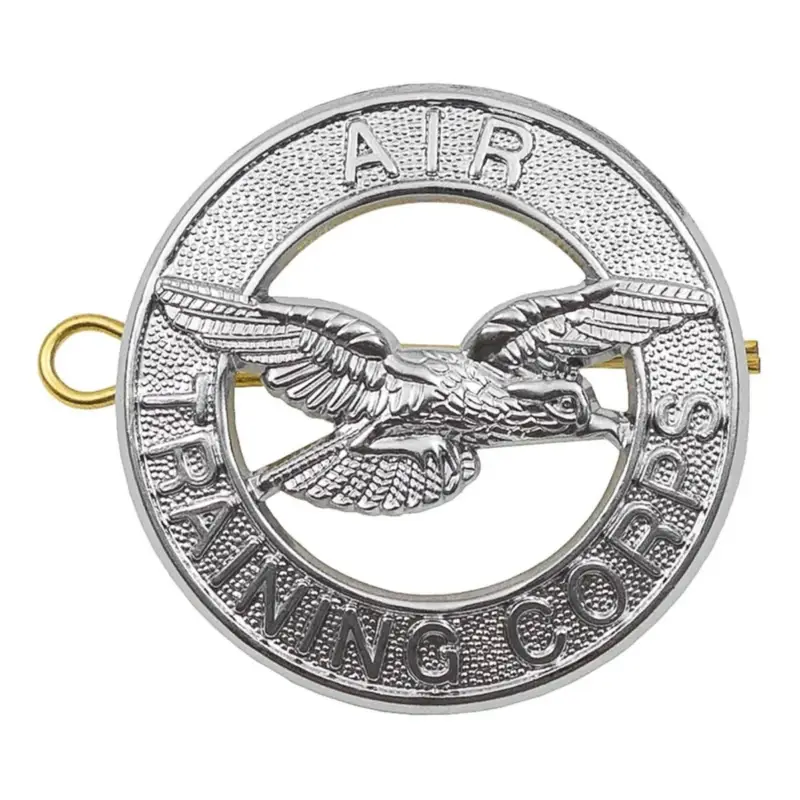 Szybka dostawa Oryginalna odznaka brytyjskiego wojskowego korpusu szkoleniowego Air MetalCap z emblematem orła