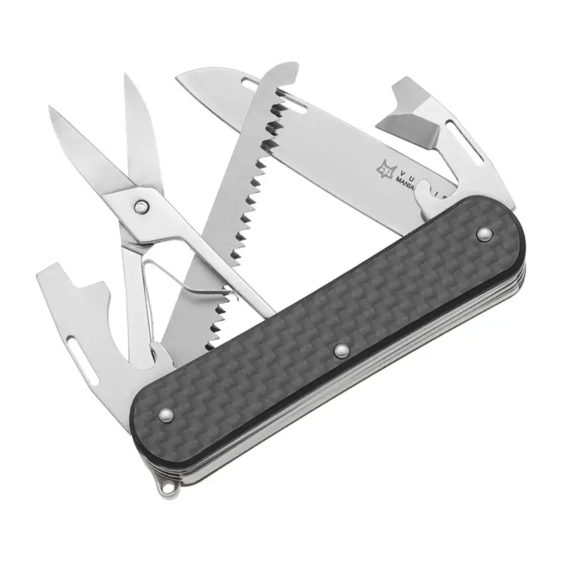Fox Knives vulpis FX-VP130-SF5 CF Multi Tool Cocket Knife Stal nierdzewna M390 Zamów dziś