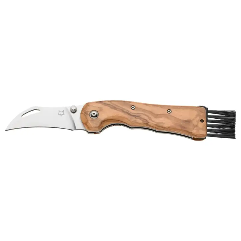 Fox Knives Fox Spora FX-409 OL Składanie noża grzybowego ze stali nierdzewnej 12c27 Sprawdź teraz