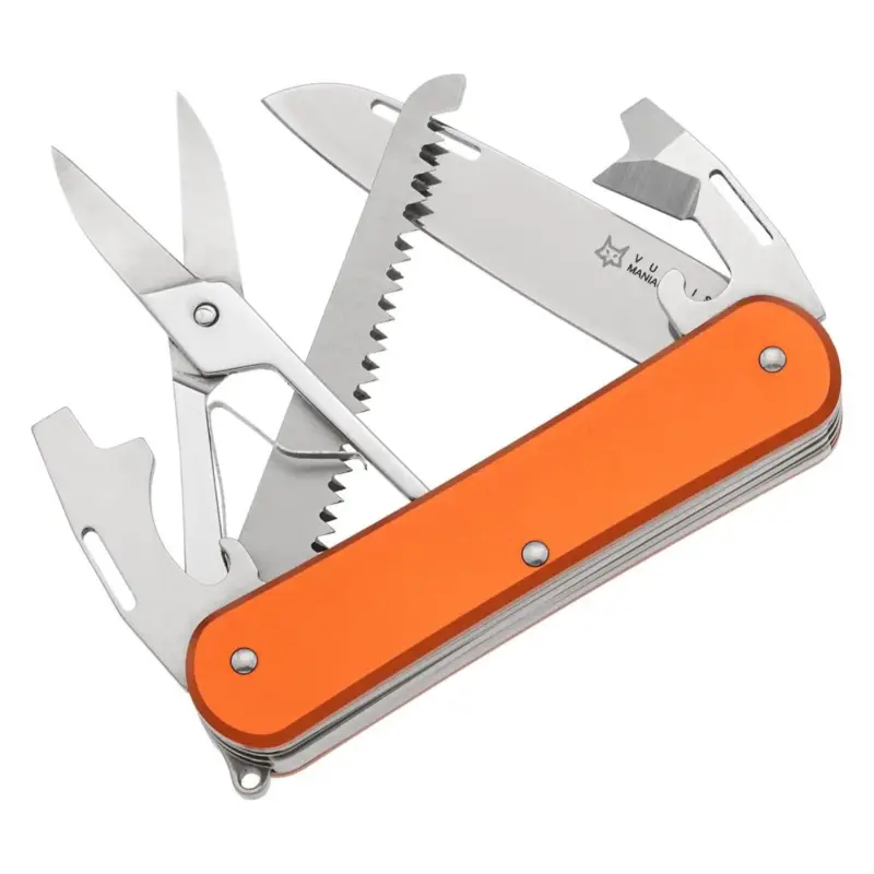 Okazja Fox Knives vulpis FX-VP130-SF5 lub Multi Tool Knife N690CO Steel Blade Orange