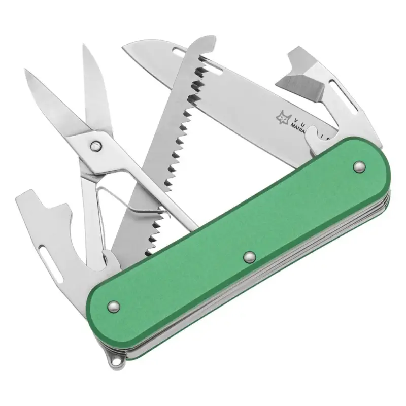 Oferta czasowa Fox Knives vulpis FX-VP130-SF5 OD Multi Tool Knife N690CO Steel Blade Green