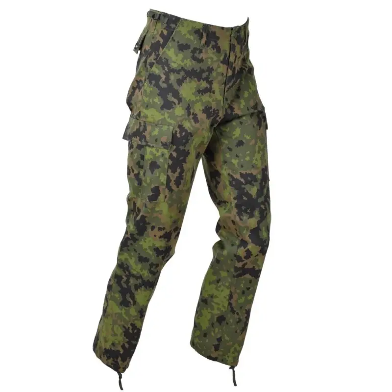 Premium Spodnie bojowe MFH Regulowane talia Trwałe spodnie BDU M05 Finnish Camo