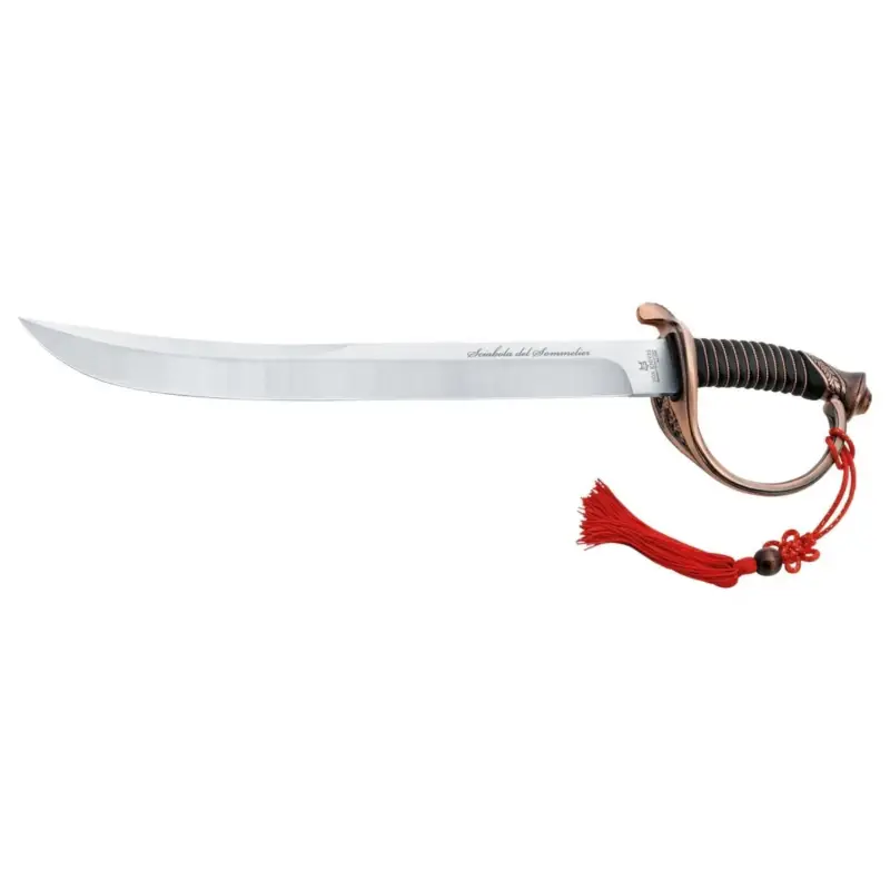 Foxknives Sommelier's Sabre Champagne Sabrage Sword Wooden Display Case Tylko dziś