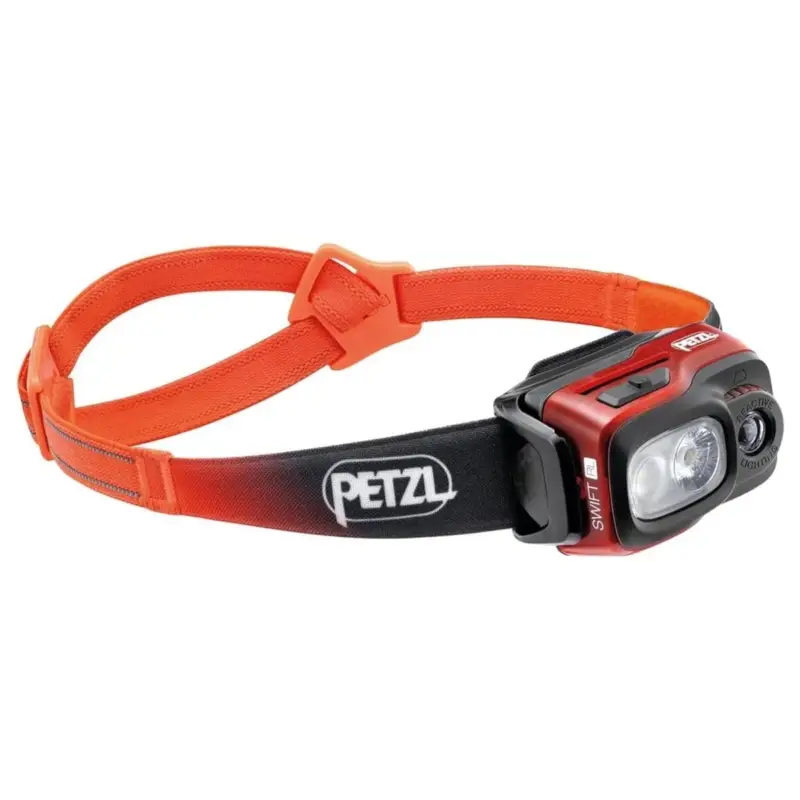 Petzl Swift RL Latarka na głowę 1100 Lumen ładowna wodoodporna pomarańcza Bezpieczna płatność