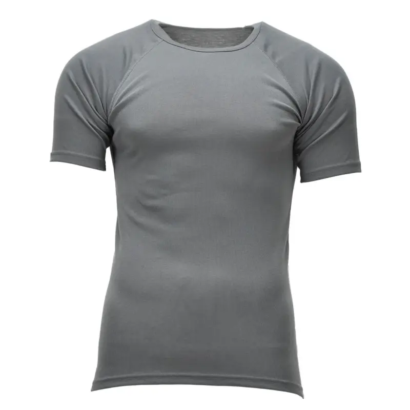 Prawdziwa koszulka armii holenderskiej Slim Fit Short Rękaw oddychający lekki szary Tylko dziś