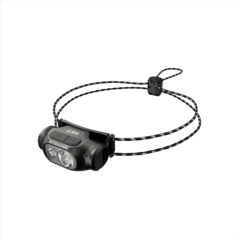 Ostatnie sztuki Nitecore HA11 Lekka latarka czołowa LED o mocy 240 lumenów IP66, czarna