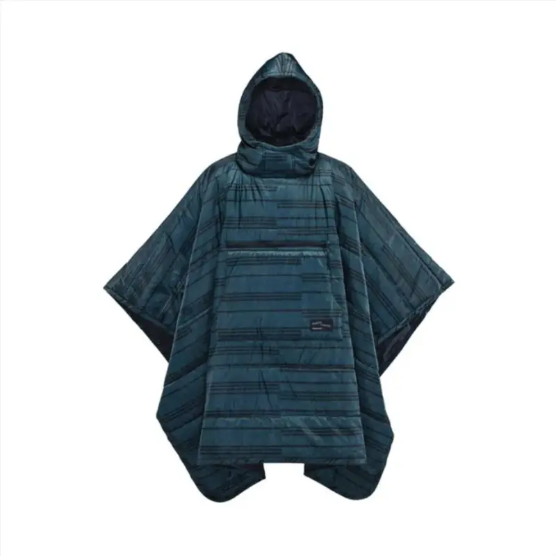 Ograniczona ilość Wodoodporny kocyk Therm-a-Rest Honcho Outdoor Poncho Ripstop, niebieski