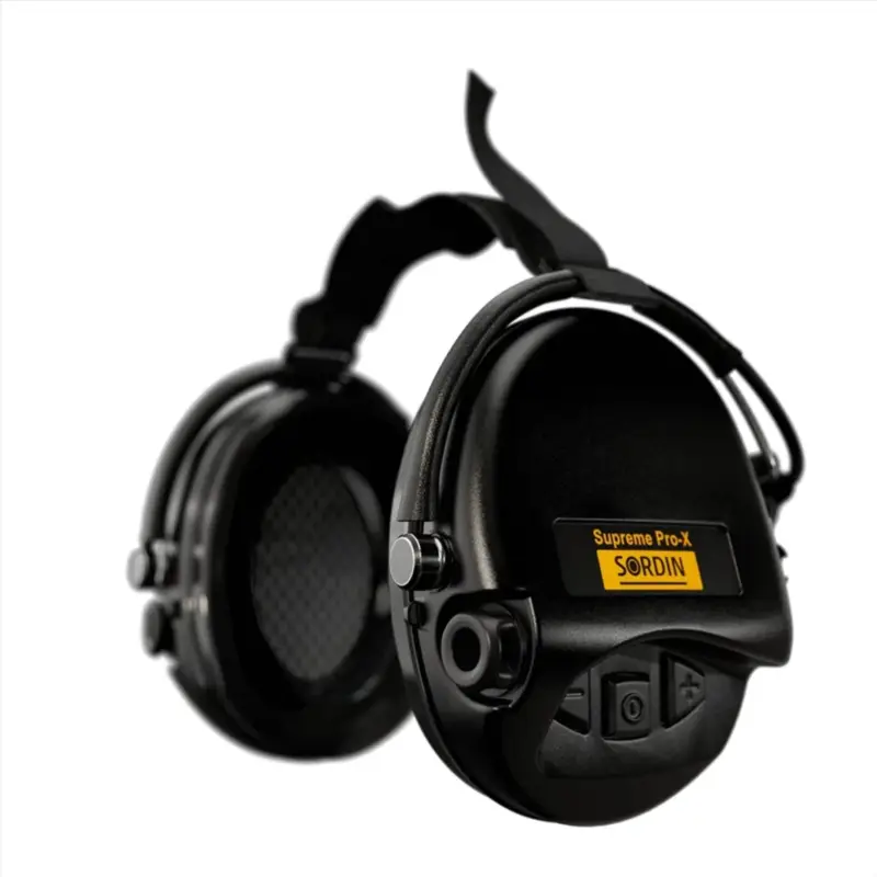 Elektroniczne ochronniki słuchu Sordin SUPREME PRO-X z 4 profilami audio Pałąk na szyję Okazja