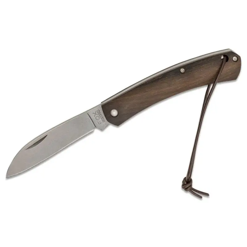 Kup online Nóż składany Fox Knives marki włoskiej, składany nóż żeglarski z rękojeścią z drewna ziricote ze stali nierdzewnej