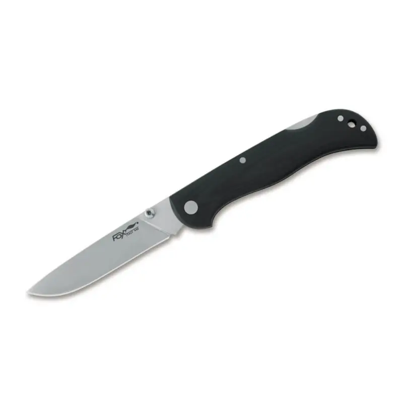 Zamów teraz Fox Knives włoskiej marki model 500 czarny składany scyzoryk ze stali nierdzewnej