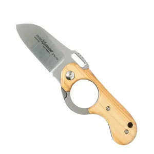Nóż składany Fox Knives marki Italy Elite z rękojeścią z drewna oliwnego ze stali nierdzewnej Nowy