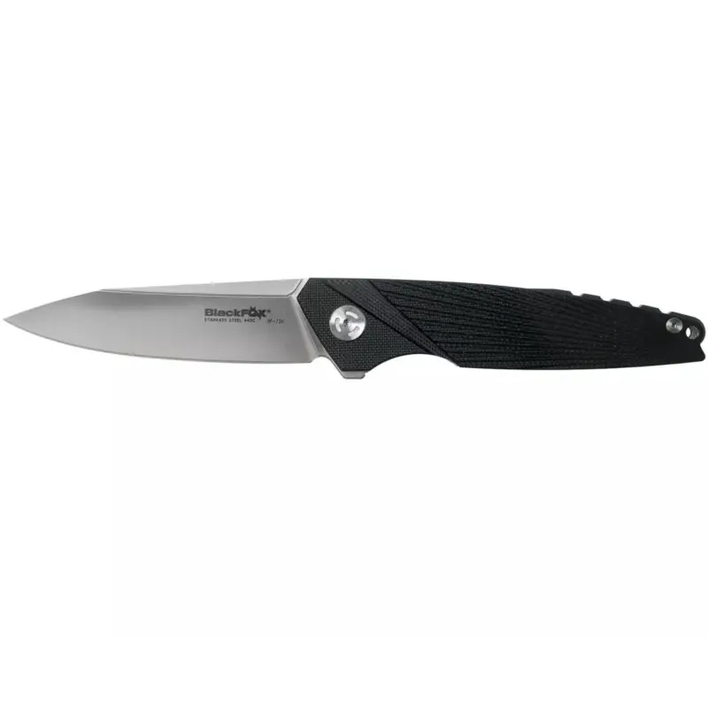 Bezpieczne zakupy Fox Knives Markowy składany scyzoryk METROPOLIS ze stali nierdzewnej 440C powlekanej satynowo