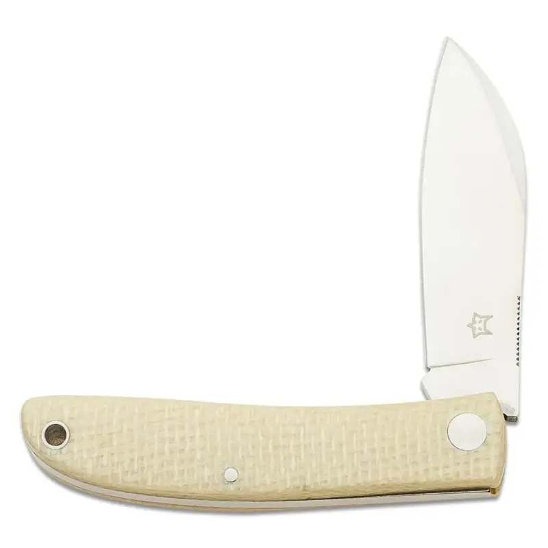 Sprawdź teraz Fox Knives LIVRI Składany scyzoryk 61 HRC M390 stal micarta w kształcie owczej stopy
