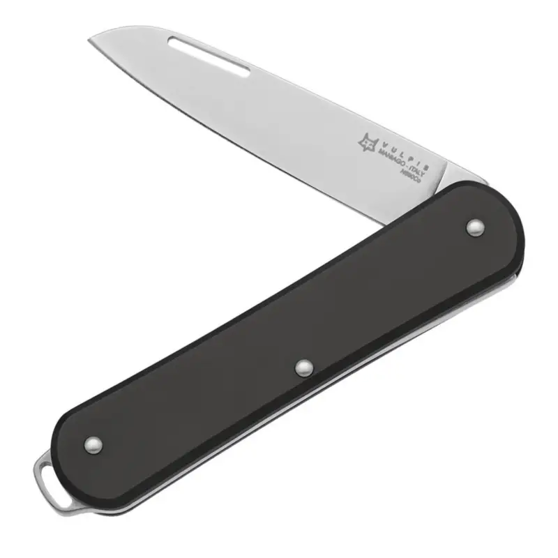 Premium Fox Knives VULPIS FX-VP130 BK Składany scyzoryk ze stali nierdzewnej N690Co czarny