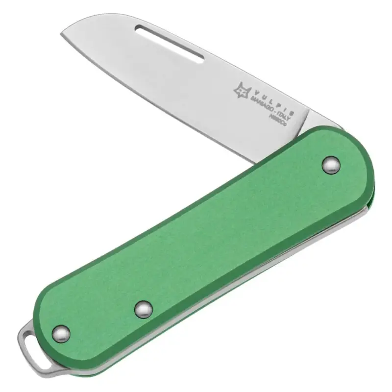 Nóż składany Fox Knives VULPIS FX-VP108 OD Stal nierdzewna N690Co Zielony Do wyczerpania zapasów