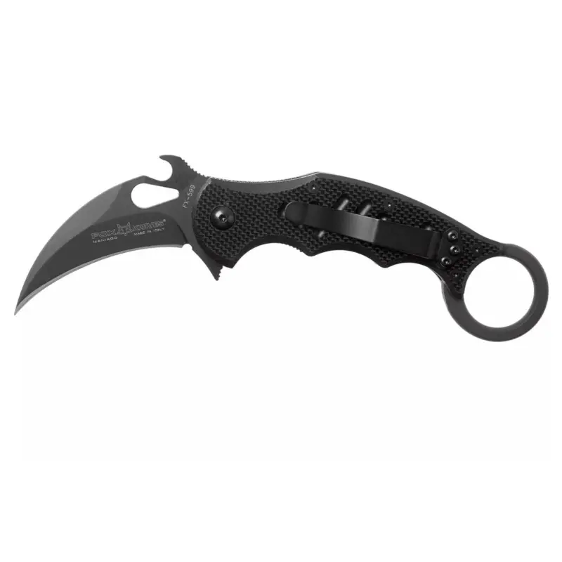 Fox Knives FX-599 FKMD mini nóż karambit składany Bohler N690Co ostrze ze stali Zniżka