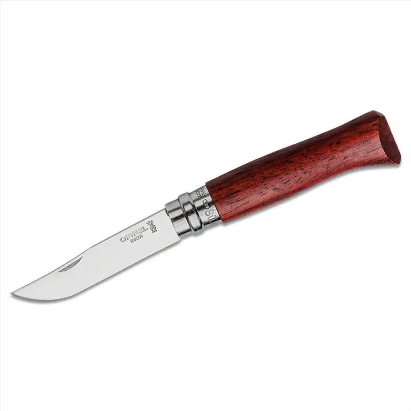 Premium Opinel N°08 Składany scyzoryk 8,5 cm 12C27 Ostrze ze stali nierdzewnej Brązowy
