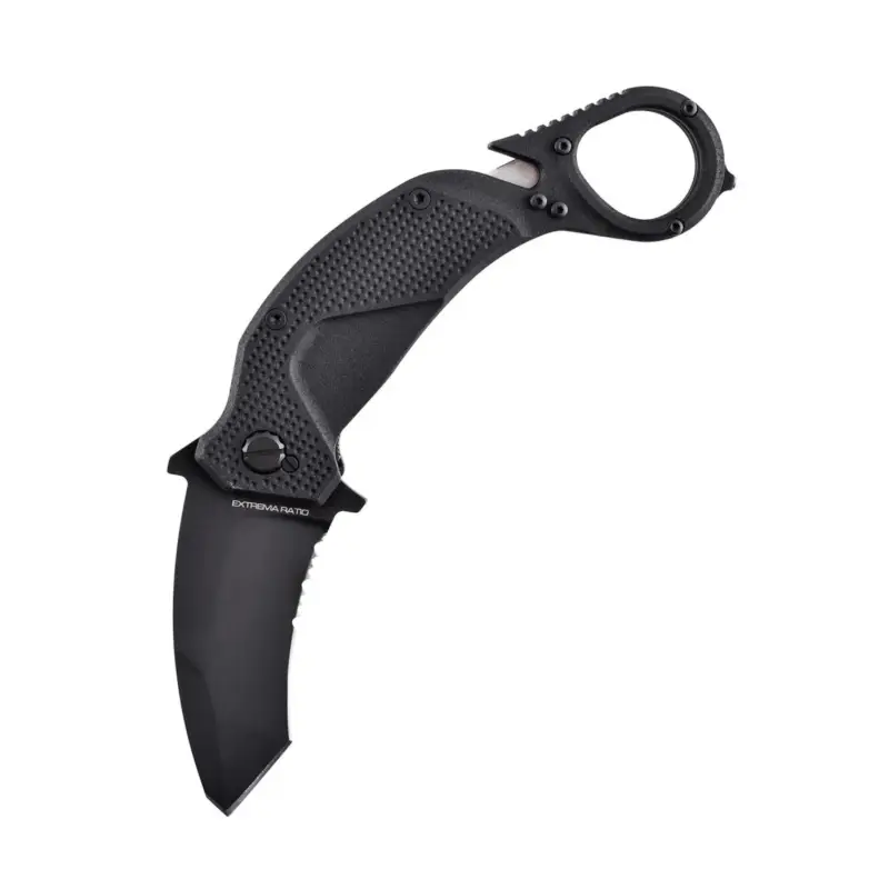 Rabat ExtremaRatio NIGHTMARE BLACK scyzoryk składany tanto karambit ze stali nierdzewnej N690