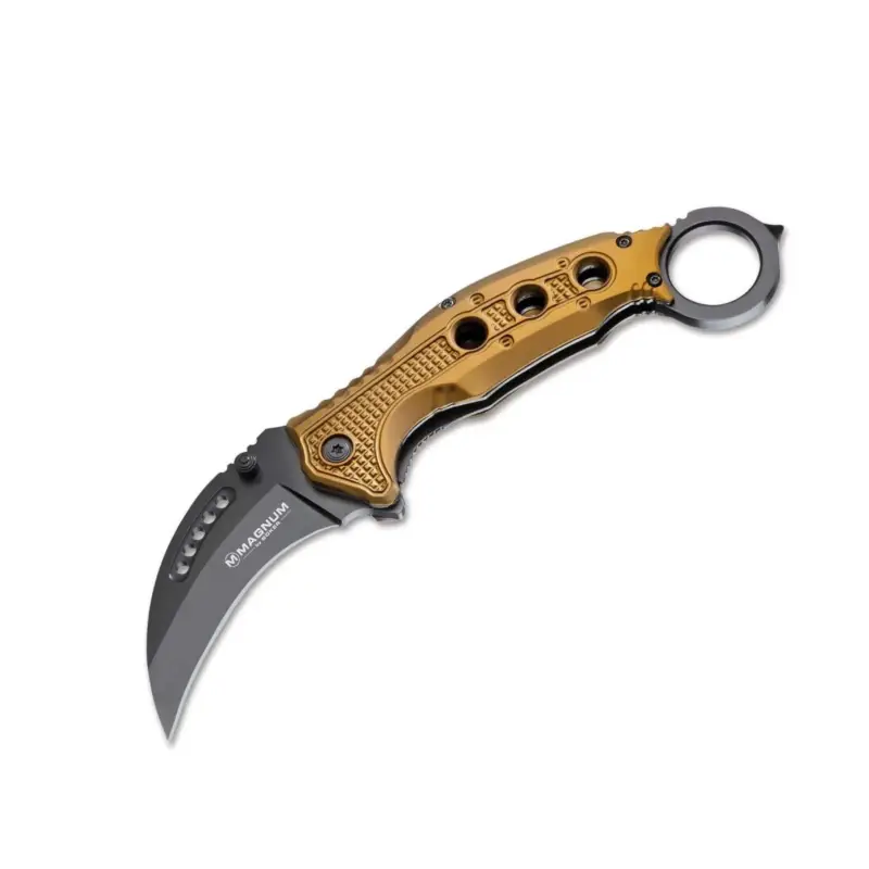 Składany scyzoryk karambit BOKER Black Scorpion hawkbill 440A ze stali nierdzewnej Bezpieczne zakupy