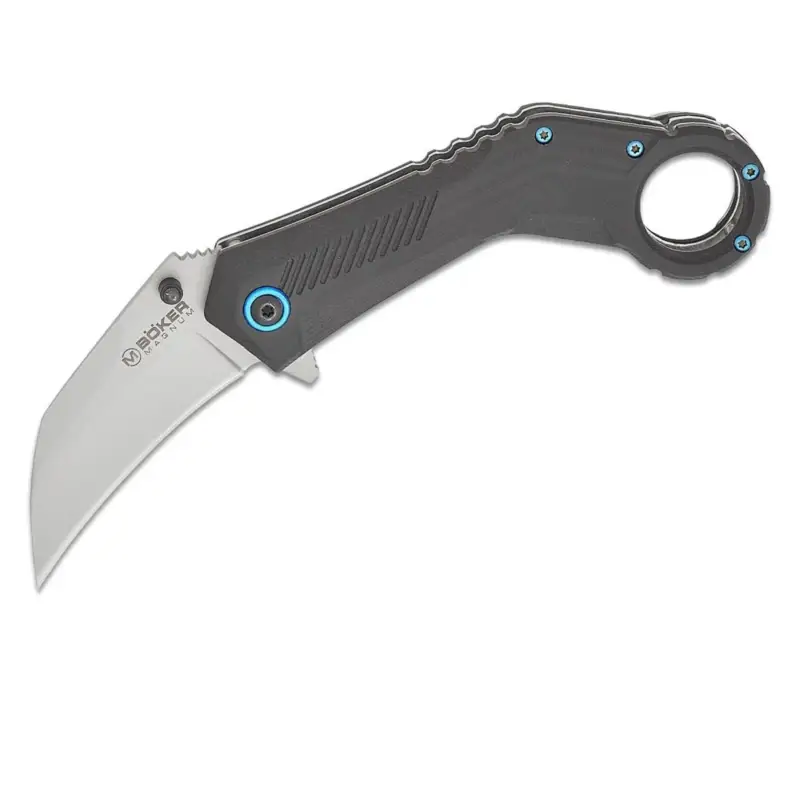 Wyprzedaż Scyzoryk taktyczny Boker Magnum Velcon Hawkbill 440C Ostrze ze stali G10