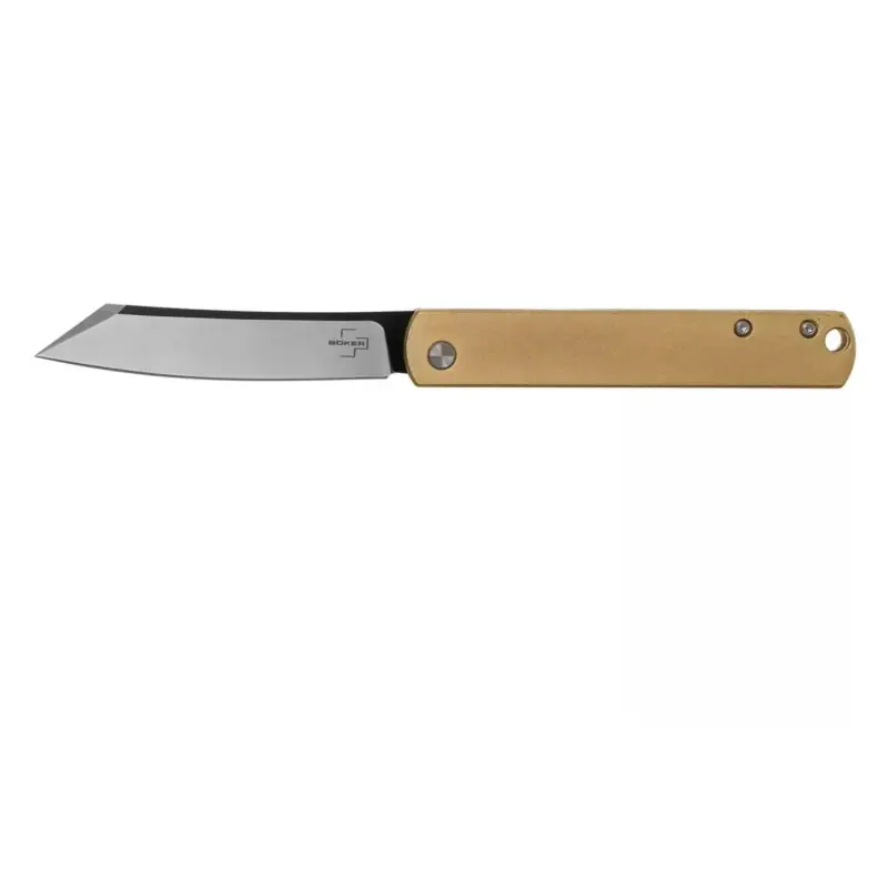 Boker Plus Zenshin 42 Mosiężny scyzoryk 440C Składany nóż EDC ze stali nierdzewnej Niska cena