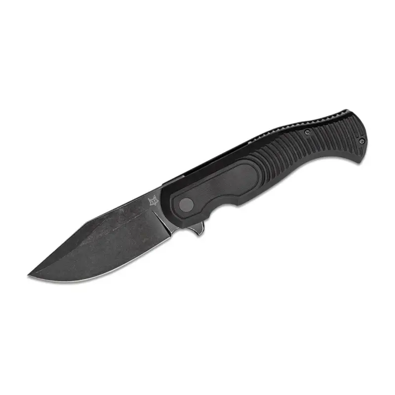 Nóż kieszonkowy Fox Knives EASTWOOD TIGER ze stali szybkotnącej D2 G10 w kolorze czarnym, taktyczny Zniżka