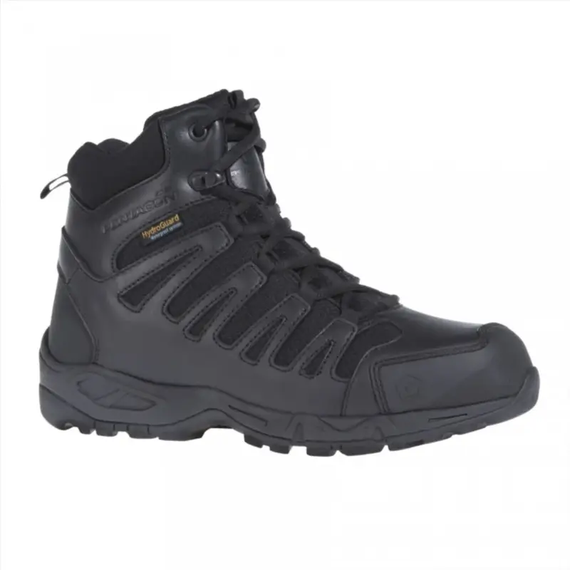 Buty taktyczne PENTAGON Achilles XTR 6 Skóra o wysokiej gęstości Wodoodporna czarna Okazja