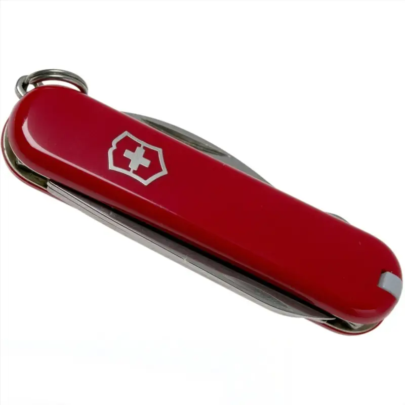 Dostępne od ręki Nóż wielofunkcyjny Victorinox Rally 9 funkcji Celidor Plastikowy uchwyt, czerwony