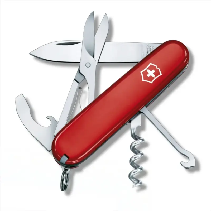 Kompaktowy nóż wielofunkcyjny Victorinox 15 funkcji Średnie narzędzie kieszonkowe 91 mm Hit sprzedaży