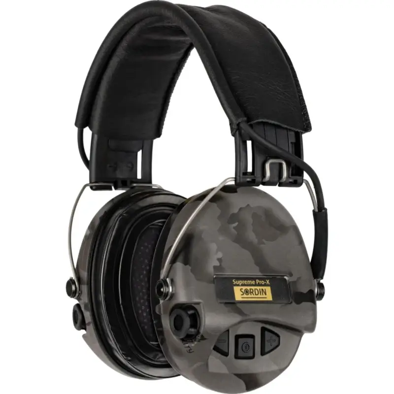 Aktywne ochronniki słuchu Sordin Supreme Pro X Hear2 LED w kolorze nocnym Camo Niska cena
