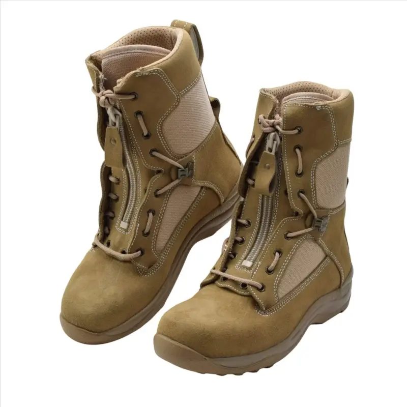 Oryginalne buty pilotów holenderskich wojskowych sił powietrznych z prawdziwej skóry typu Desert Popularny