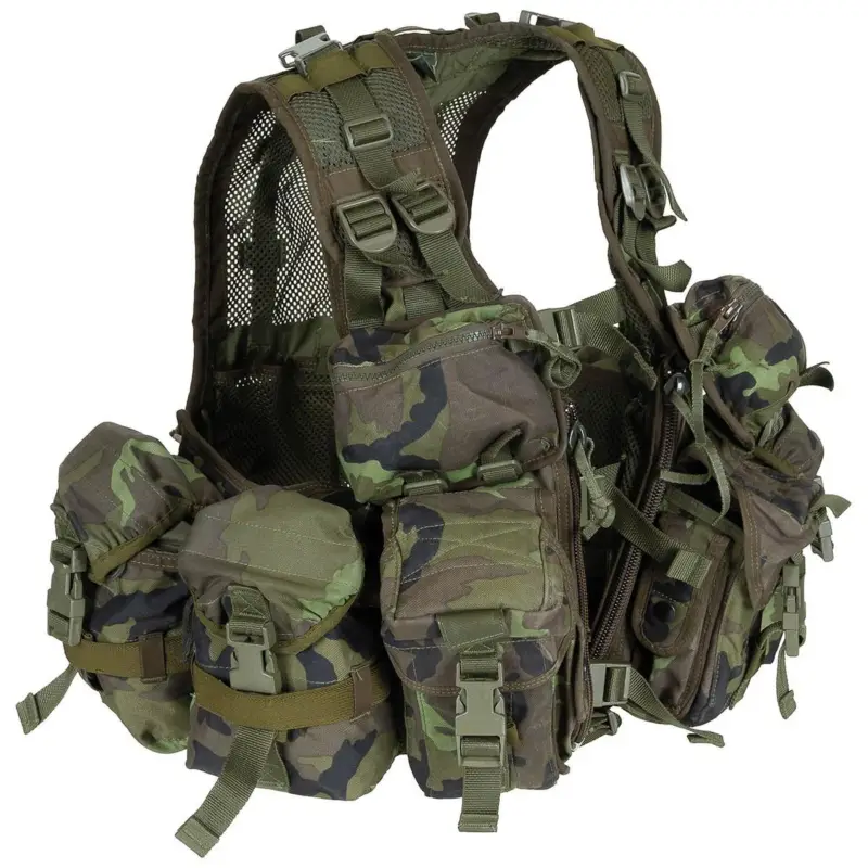 Ograniczona ilość Oryginalna czeska kamizelka taktyczna wojskowa Combat System nośny M95 Camo
