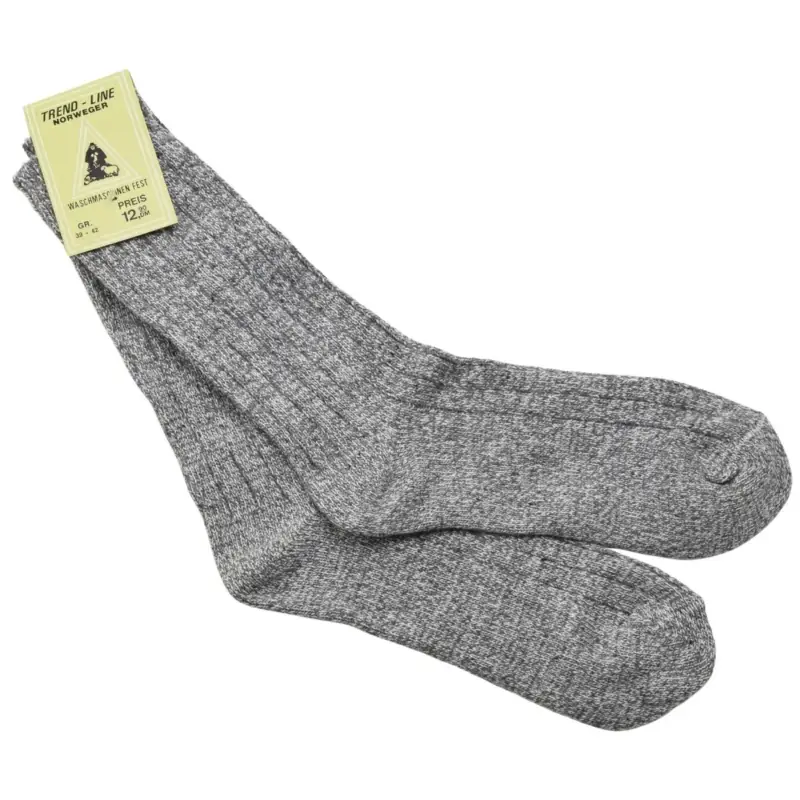 Oferta limitowana Oryginalne norweskie skarpety wojskowe z wełny merynosów, oddychające, szare