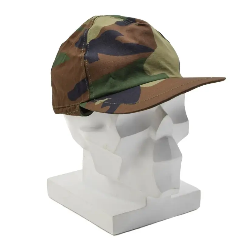 Bezpieczna płatność Oryginalna turecka czapka zimowa wojskowa RipStop Outdoor Hat Woodland Camo