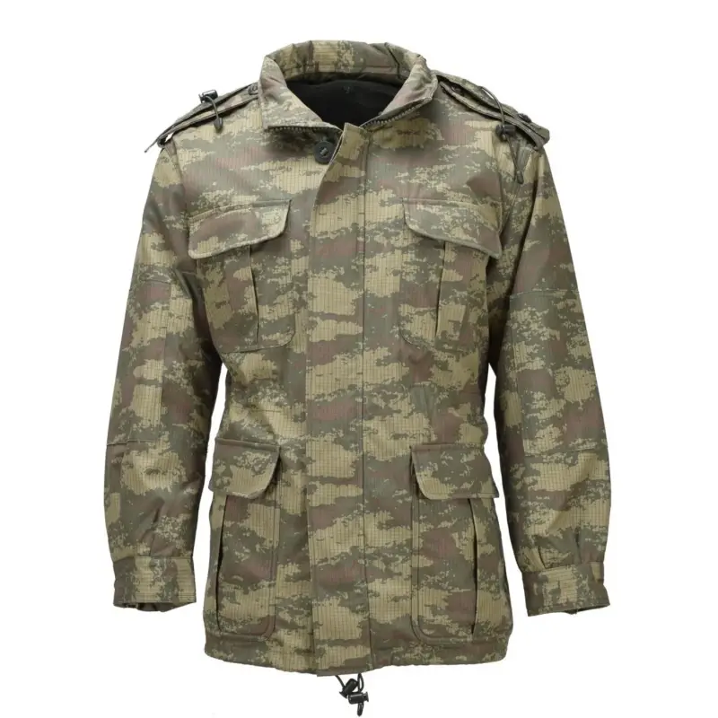 Kup teraz Oryginalna turecka parka wojskowa z polarową podszewką Ripstop M2008 Camo