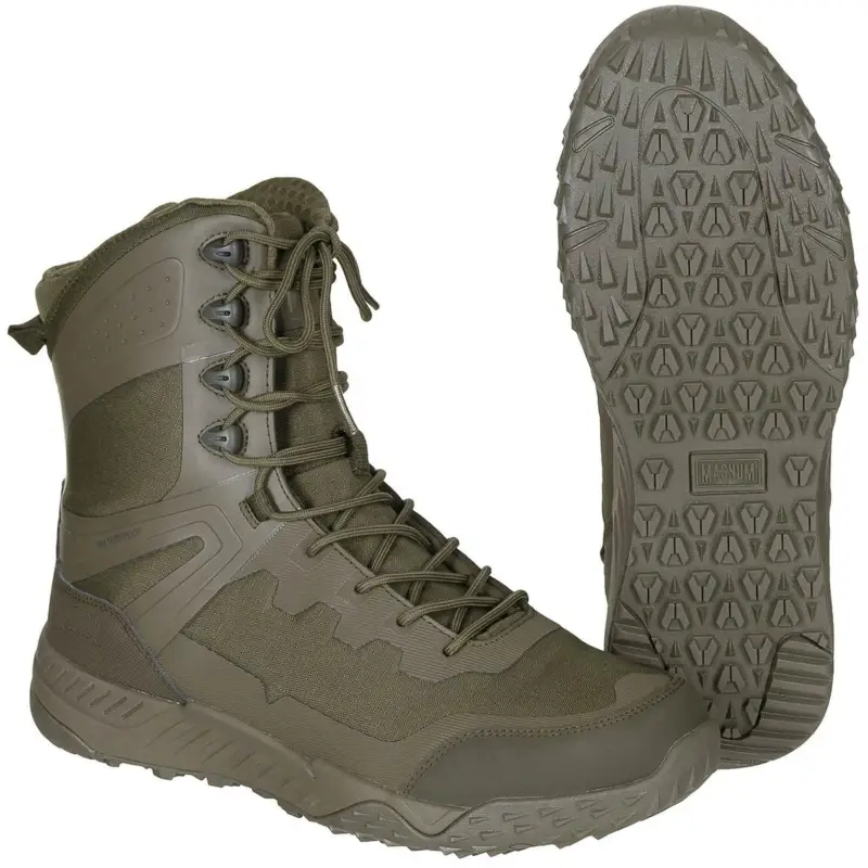Tylko do końca tygodnia Buty Taktyczne Magnum Ultima 8.0 SZ WP Wodoodporne Lekkie Boczne Zamek Oliwkowe