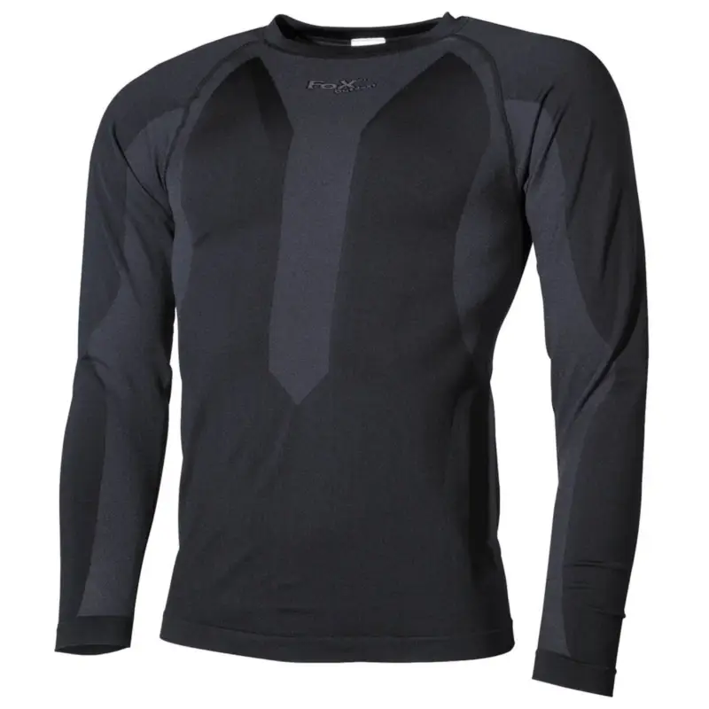 Dodaj do koszyka Podkoszulek termiczny Fox Outdoor Oddychający, elastyczny materiał Szybkoschnący, czarny