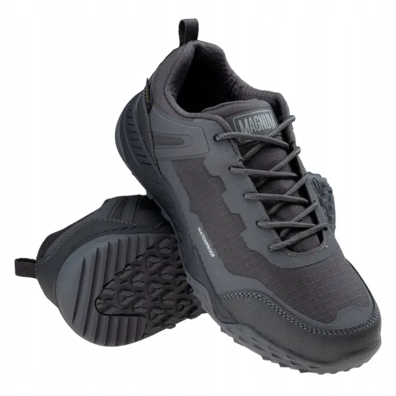 Nowy Buty turystyczne Magnum Bondsteel Low WP Wodoodporne, amortyzujące wstrząsy Hi Poly, czarne