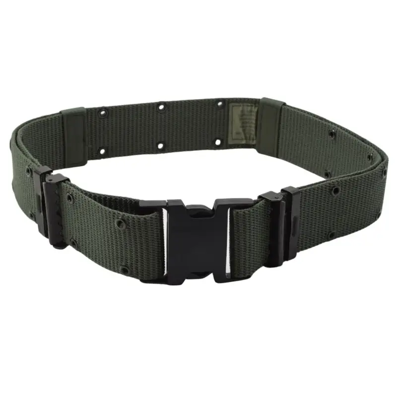 Oryginalny pas pistoletowy wojskowy USA LC2 Hole Coupling Nylon Taktyczny w kolorze oliwkowym Obniżka ceny