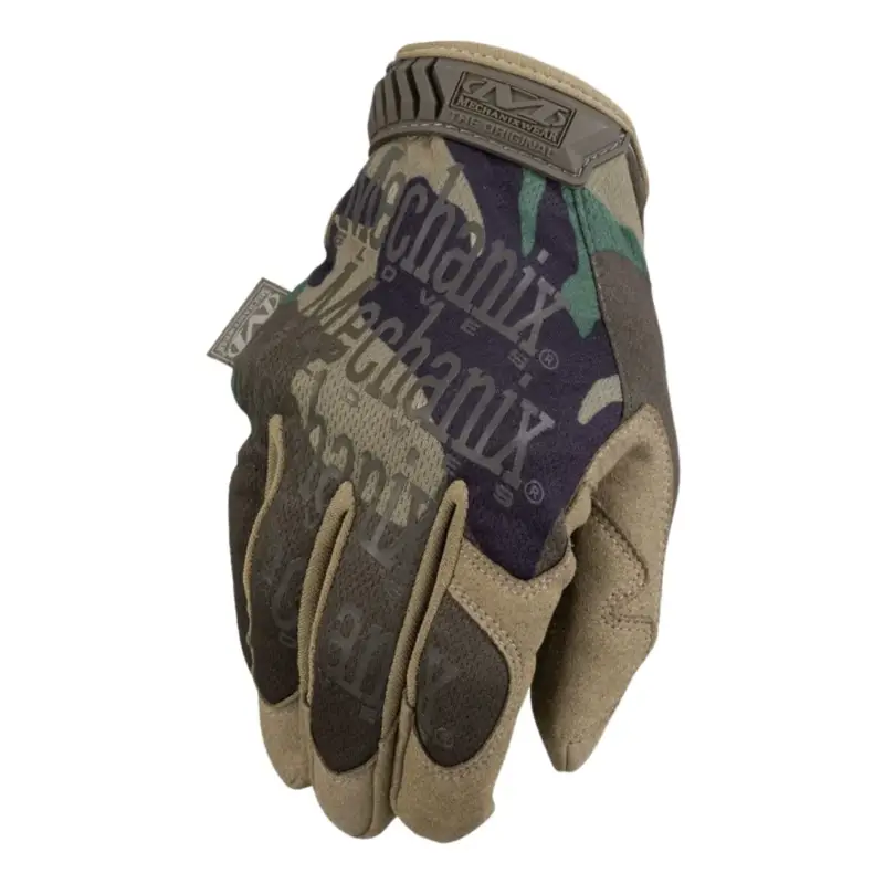 Szybka dostawa Rękawice taktyczne Mechanix Wear Oddychające wstawki z lycry na palcach Woodland Camo